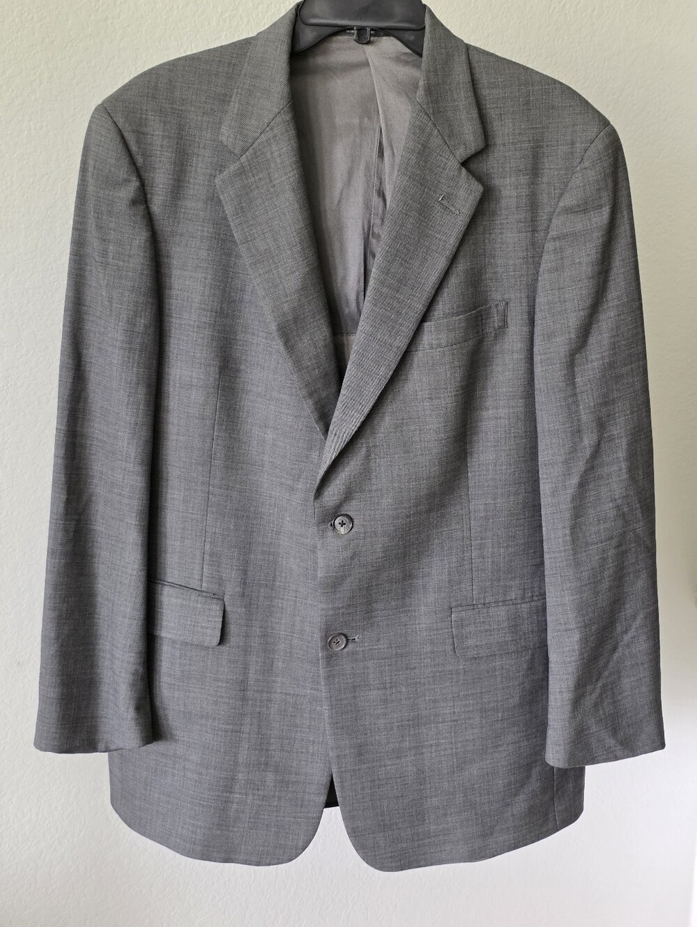 Austin Reed Dillard's Gray Wool Blazer Sport Coat 42R 2 Button England USA Men